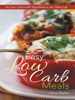 cover image of Easy Low Carb Meals